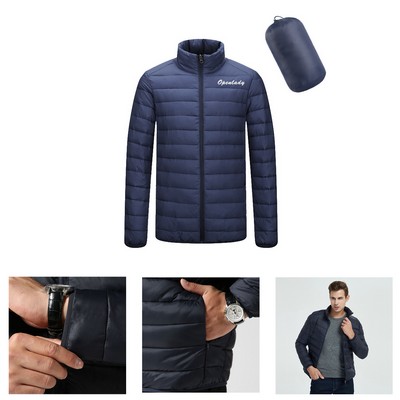 Folding Puffer Jackets With Storage Bag