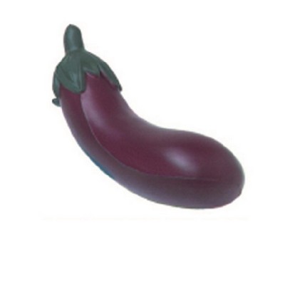 Squeezable PU Eggplant Stress Reliever