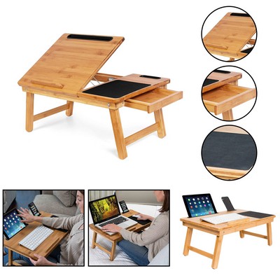 Foldable Bamboo Laptop Desk