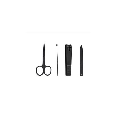 4 Pcs Manicure Set With Pu Case