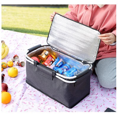 Insulated Folding Picnic Basket