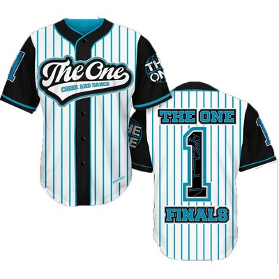 Custom Sublimated Elite Youth Baseball Dance Jersey