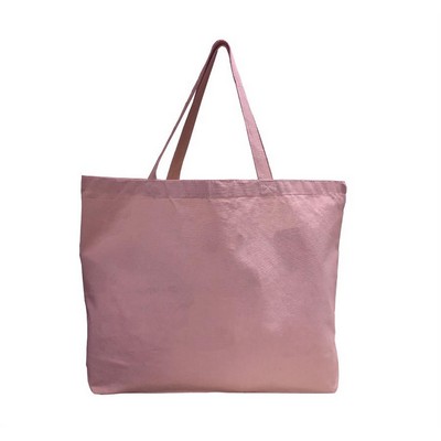 Canvas Jumbo Tote w/ Bottom Gusset