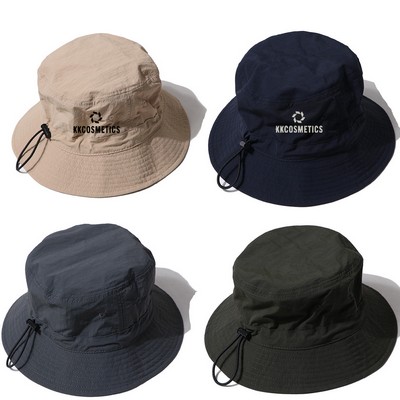 Wide Brim Bucket Hat Windproof Fishing Hats