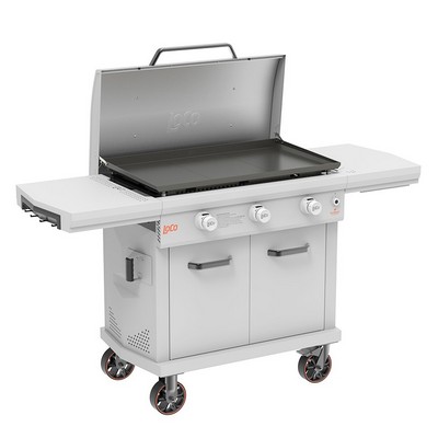 LoCo 36in Series II SmartTemp 3-Burner Griddle with Enclosed Cart