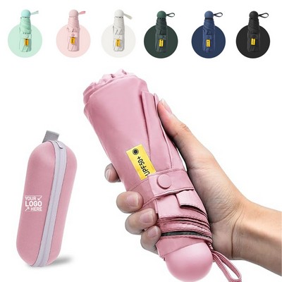 Mini Portable Umbrella with Case