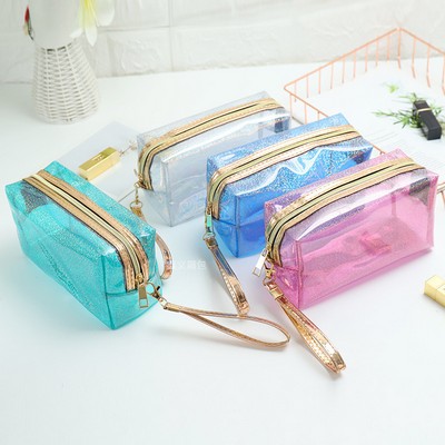 Waterproof Laser Clear Makeup Bag Cosmetic Pouch