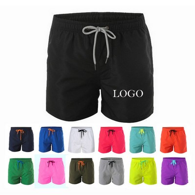 Summer Beach Drawstring Shorts