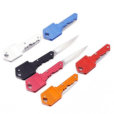 Foldable Stainless Steel Keychain Pocket Knife