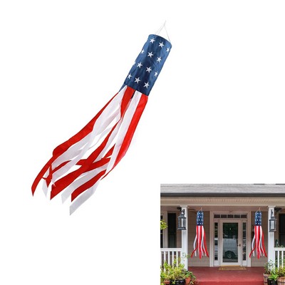 American Flag Windsock Heavy Duty