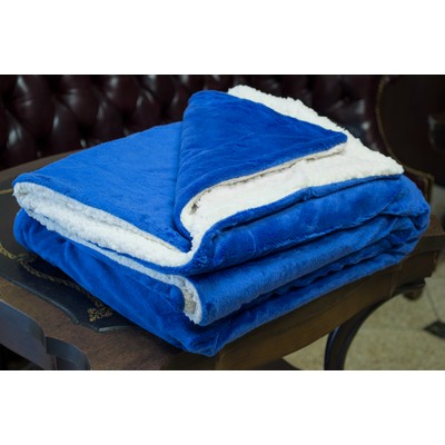 Luxurious Oversized Faux Mink Sherpa Blanket