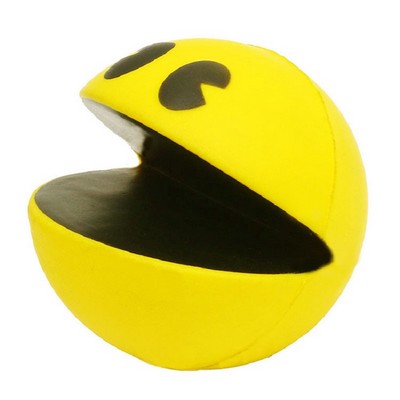 Custom Happy Open Mouth Stress Reliever Ball