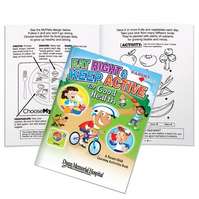 Eat Right & Keep Active Parent-Child Activities Book - Personalized