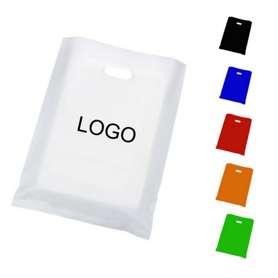 Supermarket Convenience Store Plastic Grocery Shopping T Shirts Die Cut Bags