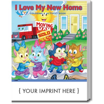 I Love My New Home Coloring Book Fun Pack