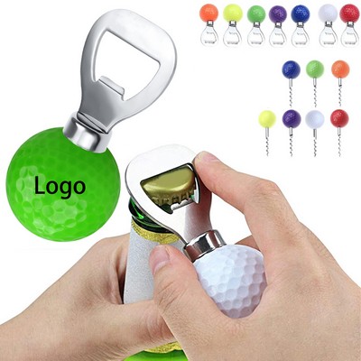 Golf Ball Beer Wine Bottle Openers