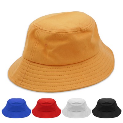 Cotton Flat Bucket Hat