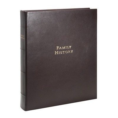 Family History Journal W/ Leather