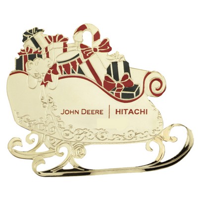 Sleigh Festive Holiday Ornament