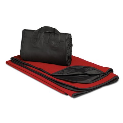 Red Fleece Picnic Explorer Blanket