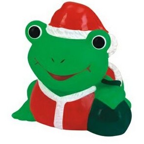 Mini Rubber Santa Claus Frog©