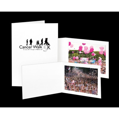 White Photo Folder - 8"x10"