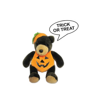 Custom Plush Pumpkin Costume Bear