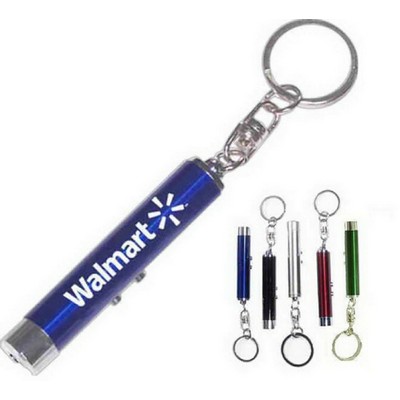 2-in-1 Laser Pointer & LED Flashlight Keychain (2 Week Production)