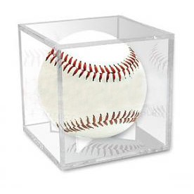 Baseball Cube Acrylic Display Case