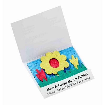 Wildflower Scene Seed Paper Matchbook