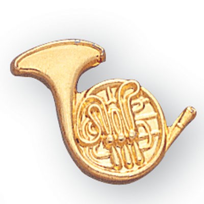 French Horn Musical Instrument Pins