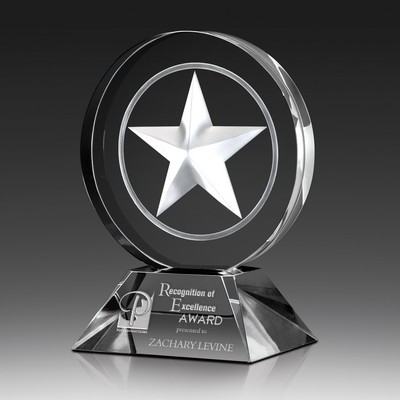 Crystal Award Star Glow