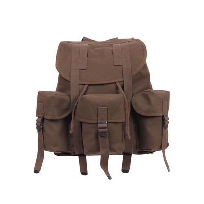 Brown G.I. Type Heavyweight Canvas Mini Alice Packs Bag