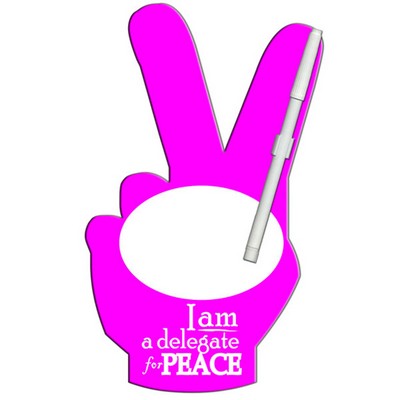 Peace Sign Digital Memo Board