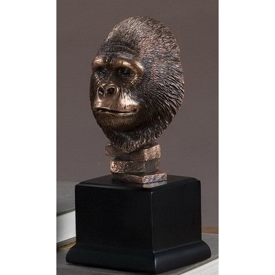 Gorilla Head, 4"W x 9"H