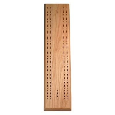 Competition Cribbage Set w/ Solid Oak Wood Sprint 2 Track Board