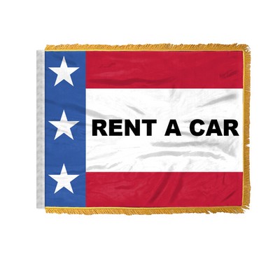 Patroitic Rent A Car Antenna Flags 12x18 inch