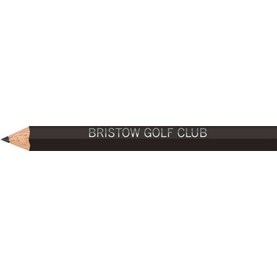 Matte Black Hexagon Golf Pencils