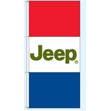 Double Face Dealer Interceptor Drape Flags (Jeep®)