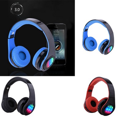 LED Wireless Foldable Stereo Headphone