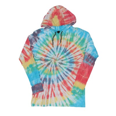 Spiral Long Sleeve Hooded Tee