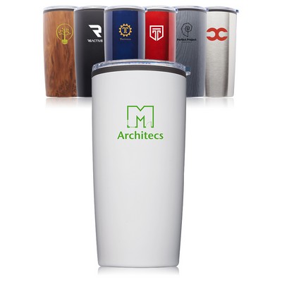 20 Oz. Glacier Stainless Exterior Plastic Interior Tumblers