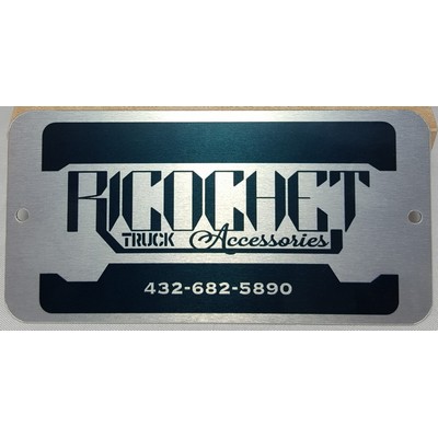 2" x 3" - Thick Aluminum Sign or ID Plate