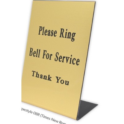 Digital Full Color Pedestal Signs (8"x6")