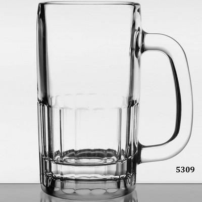 12 Oz. Ribbed Mug with Hollow Base, 5-5/8"H