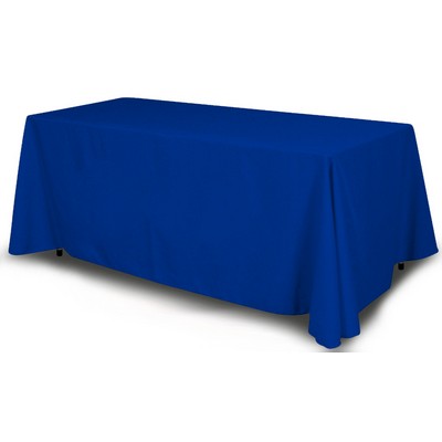 6FT Blue Table Cover - Four Sided