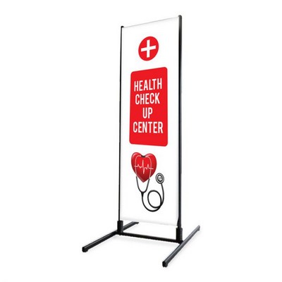 XL-85 Outdoor Sidewalk Sign - Health Check Up Center - Vinyl Banner, Single Sided