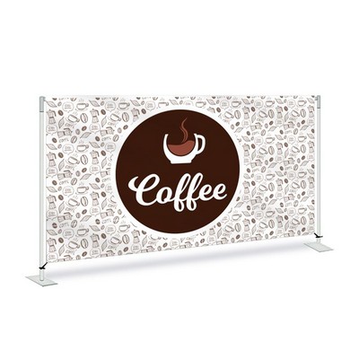 Coffee Pre Printed Fabric Barrier 60" x 36" x 13.5 - Design 1