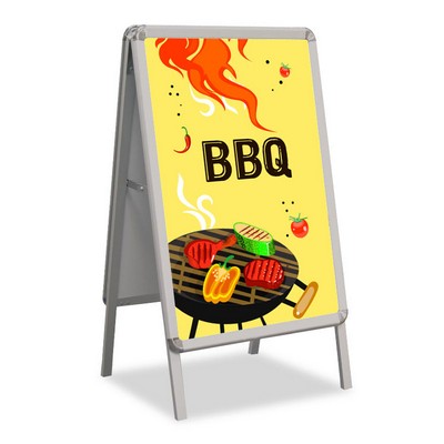 BBQ Pre Printed A-Frame Yellow