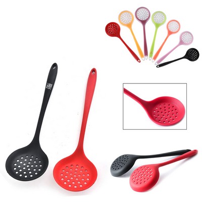 Silicone Heat Proof Skimmer Strainer Slotted Spoon